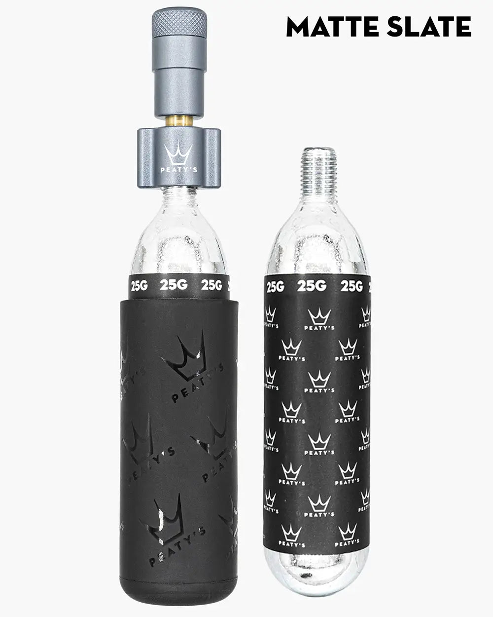Peaty's CO2 Inflator Kit Slate Grey