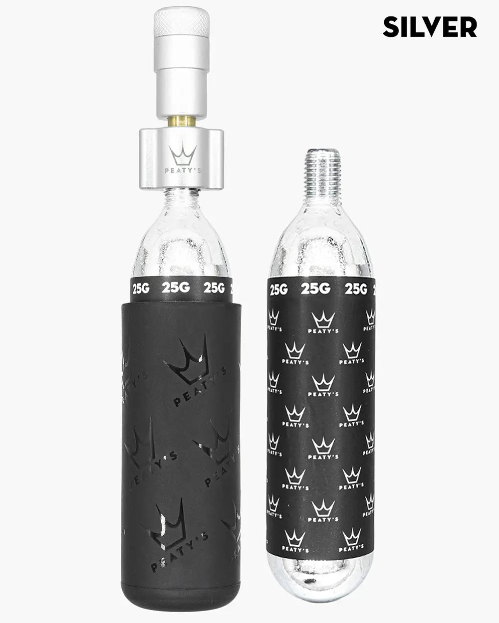 Peaty's CO2 Inflator Kit Silver