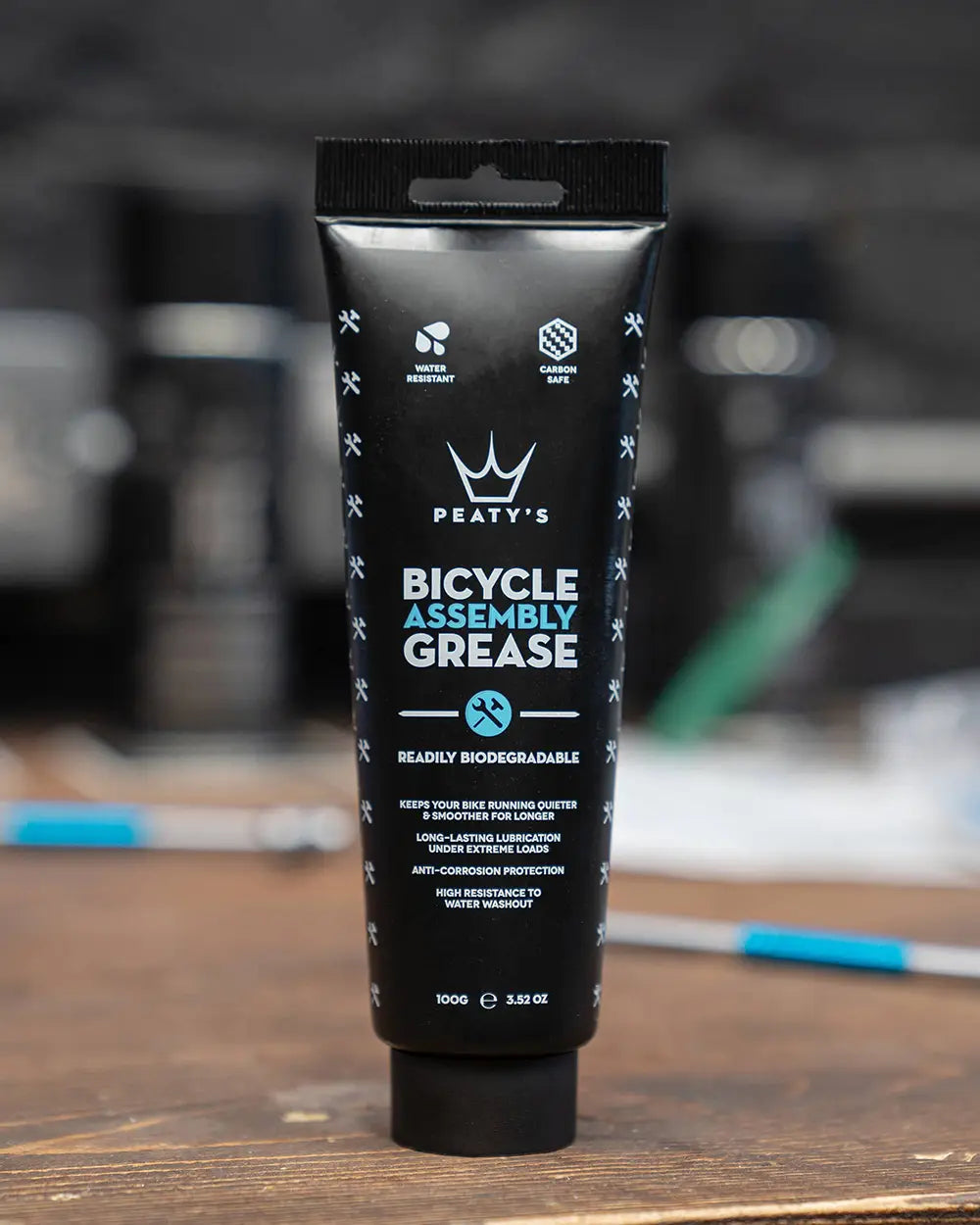 Peaty's Bicycle Assembly Grease workshop
