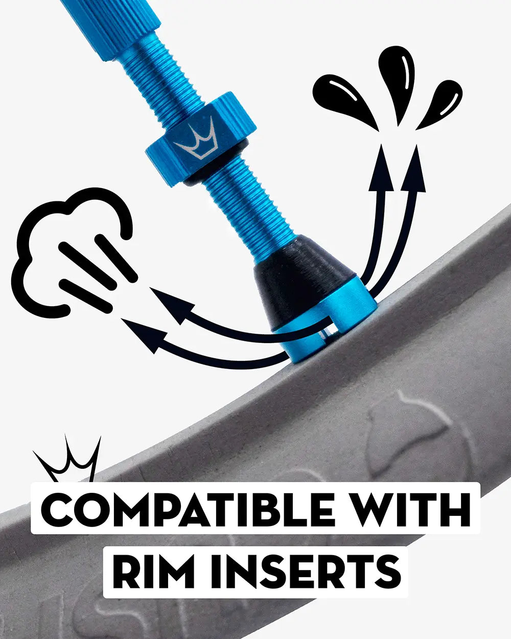 Mk2 Valves are compatible with rim inserts