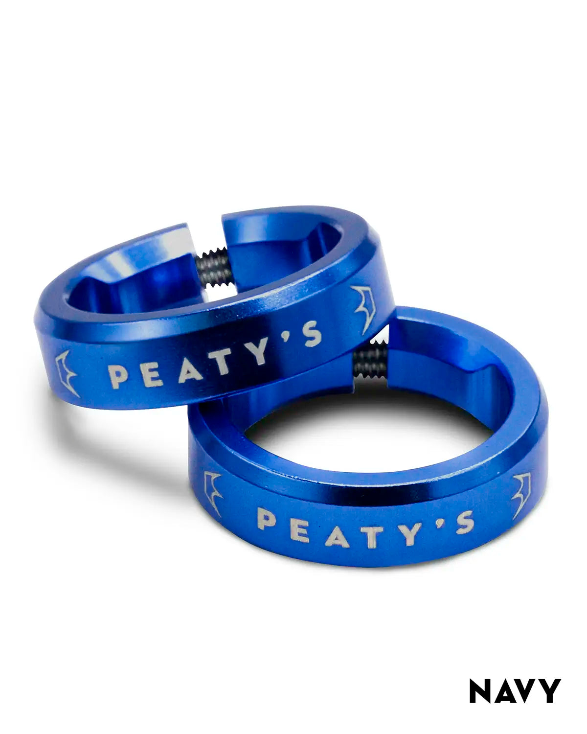 Monarch lockring in navy blue