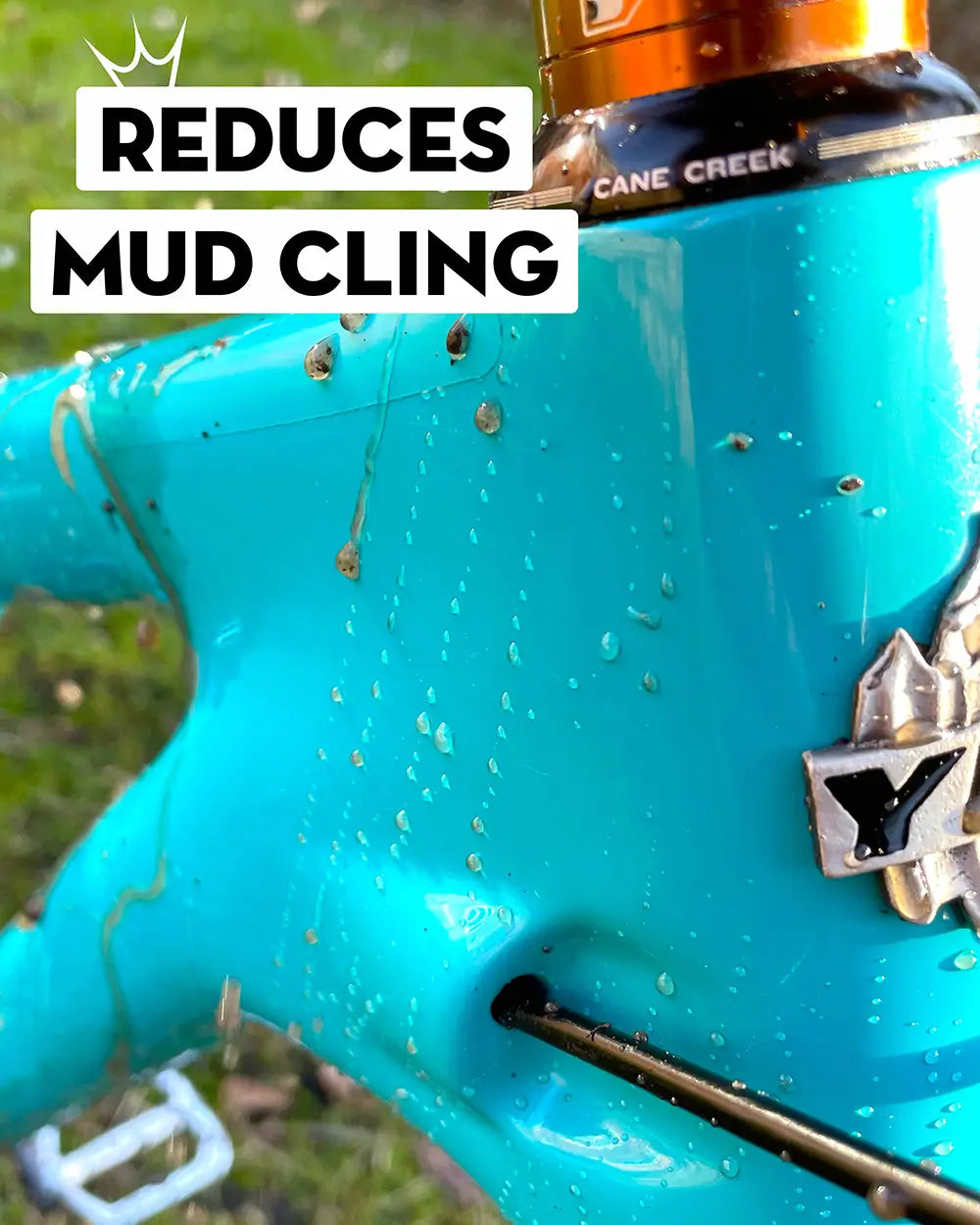 Protect & Shine reduces mud cling
