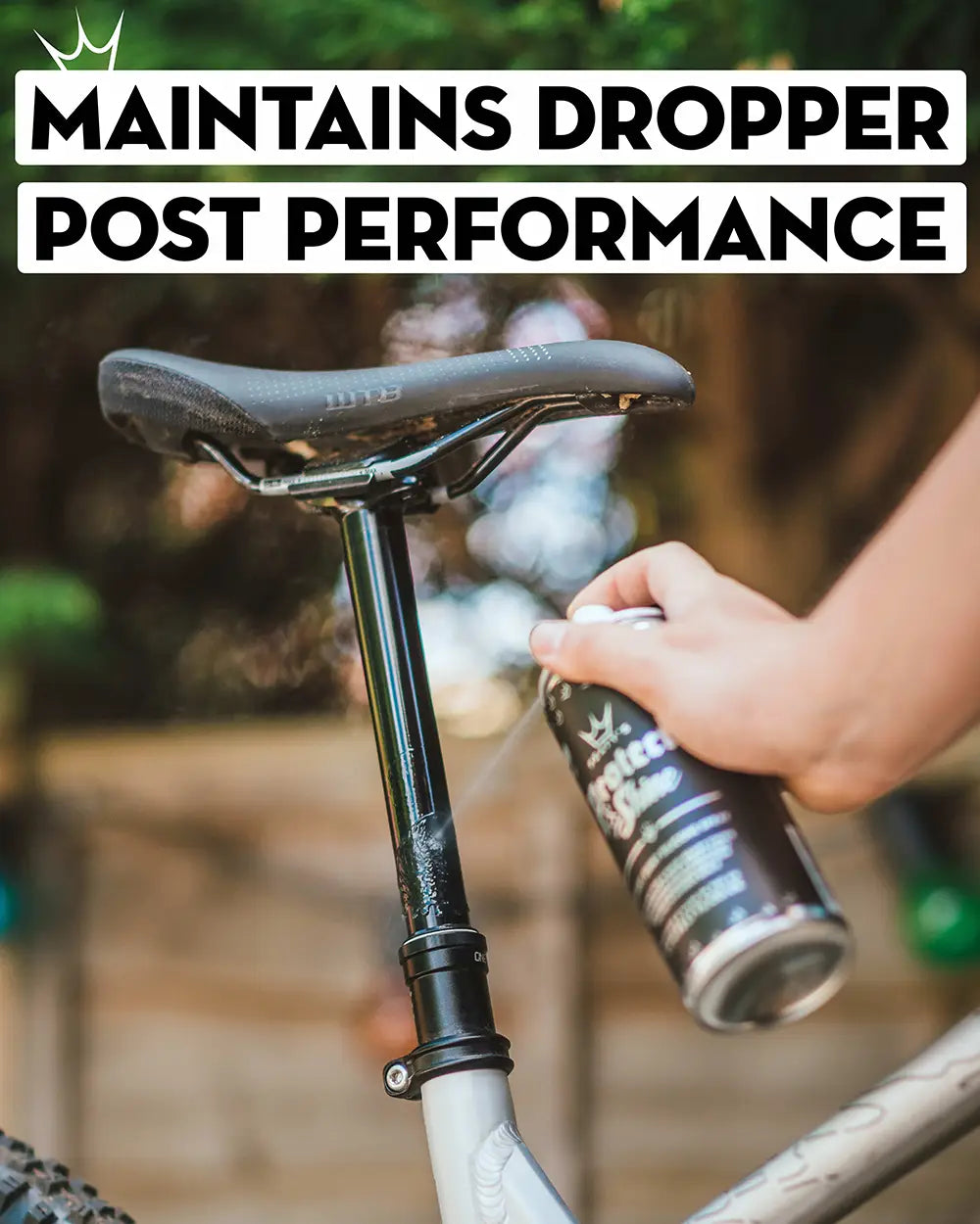 Protect & Shine maintains dropper post performance
