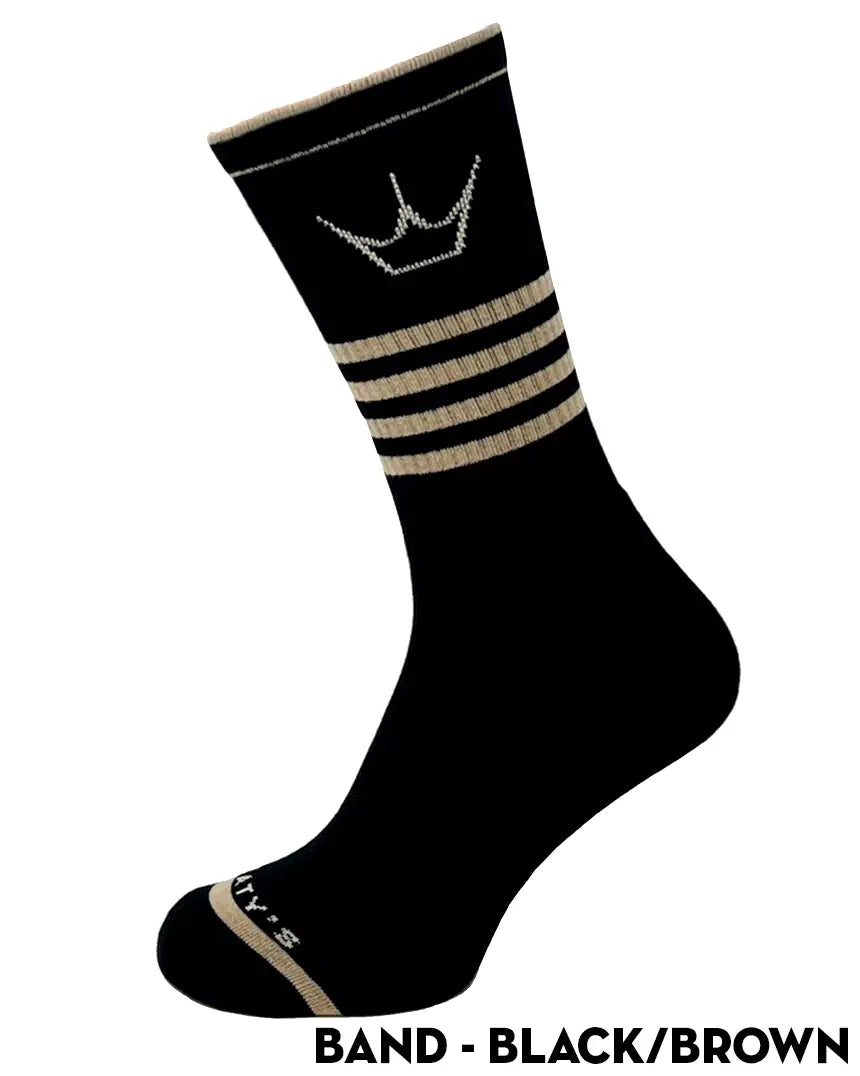 Peaty's AW25 ShredSocks Socks - Band Black/Brown