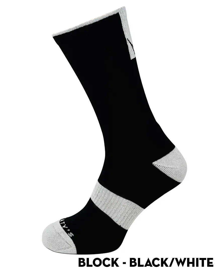 Peaty's AW25 ShredSocks Socks - Block Black/White