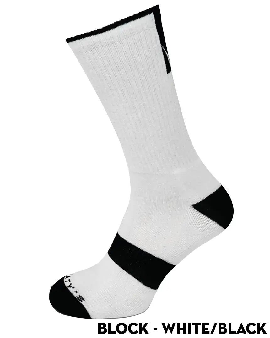 Peaty's Shredsocks - Block Black/White