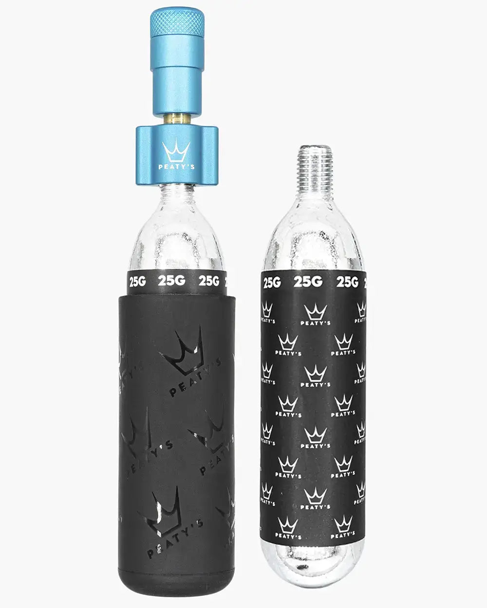 Peaty's CO2 Inflator Kit Turquoise Blue