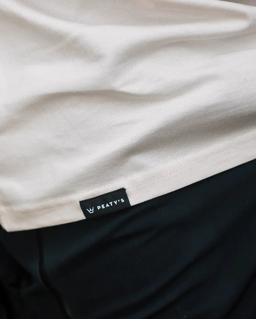 Peaty's Tee hem detail