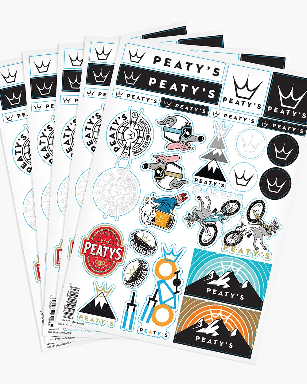 Peaty's AW25 Stickerpack