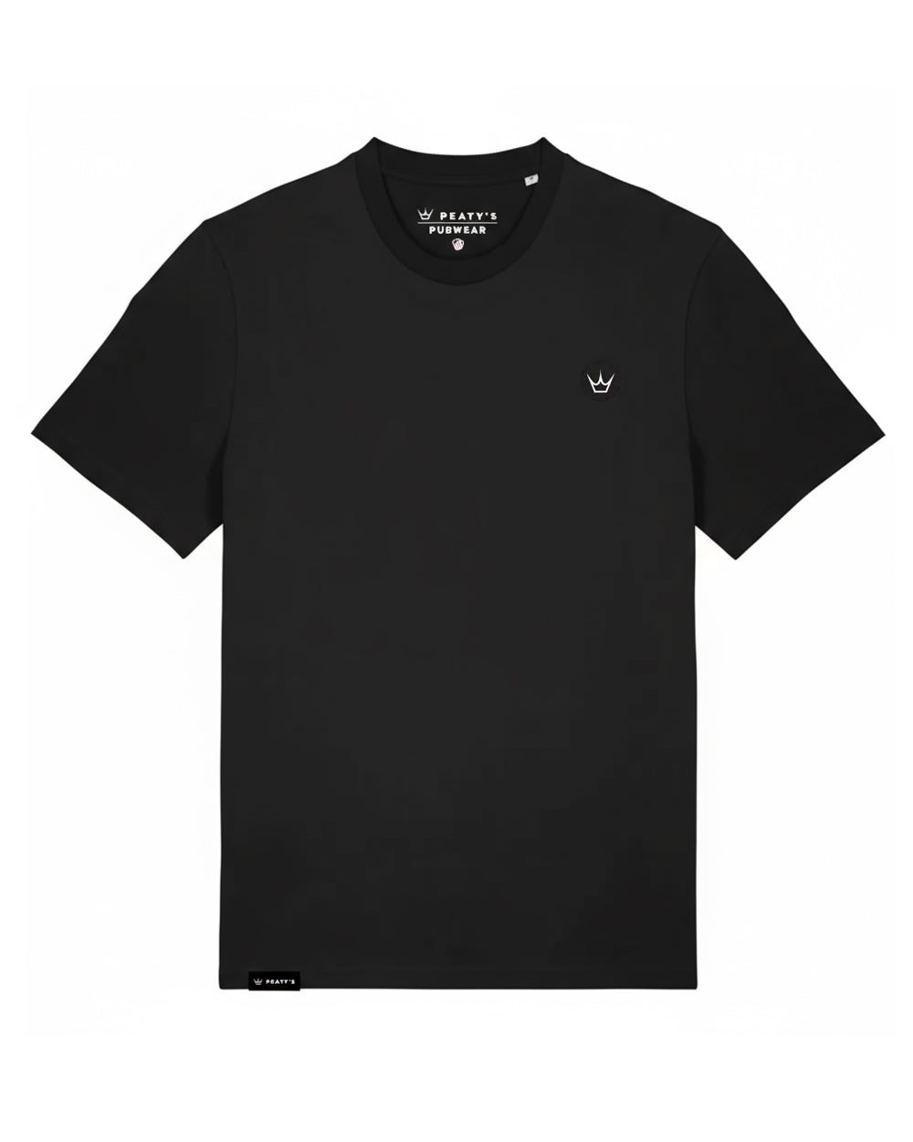 Peaty's PubWear Tee - Embroidered Crown