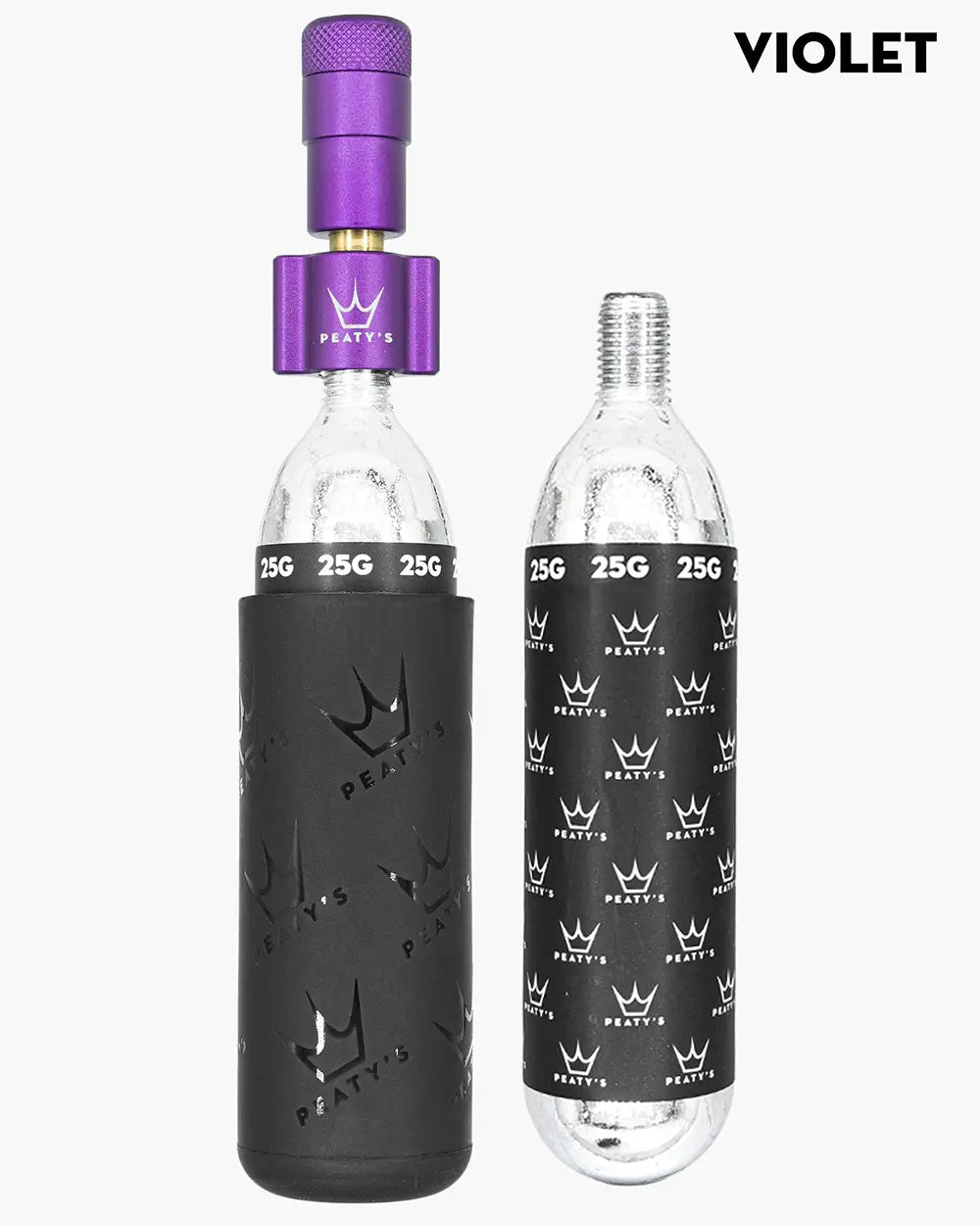 Peaty's CO2 Inflator Kit Violet Purple