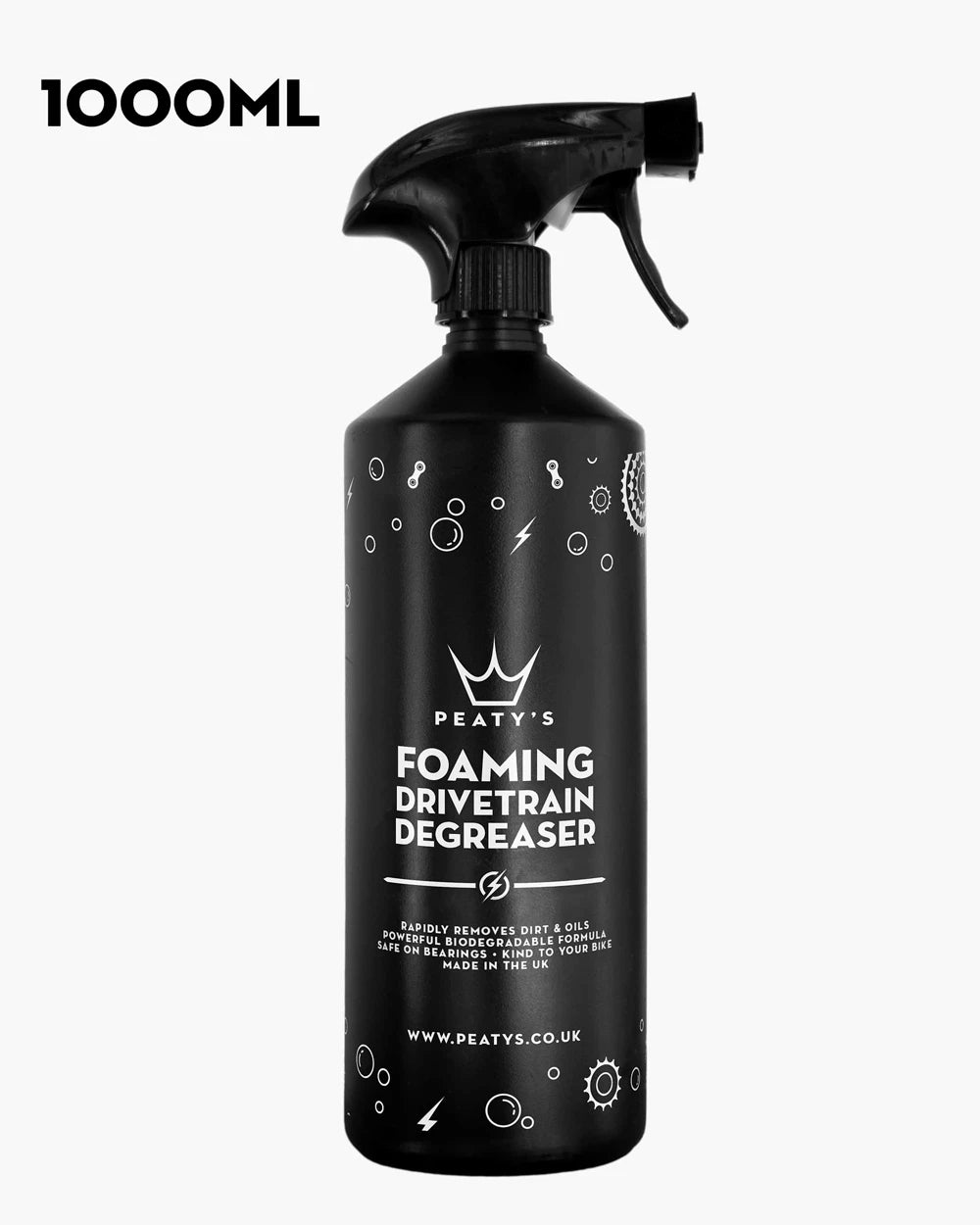 Peaty's Foaming Drivetrain Degreaser - 1000ml / 1 Litre