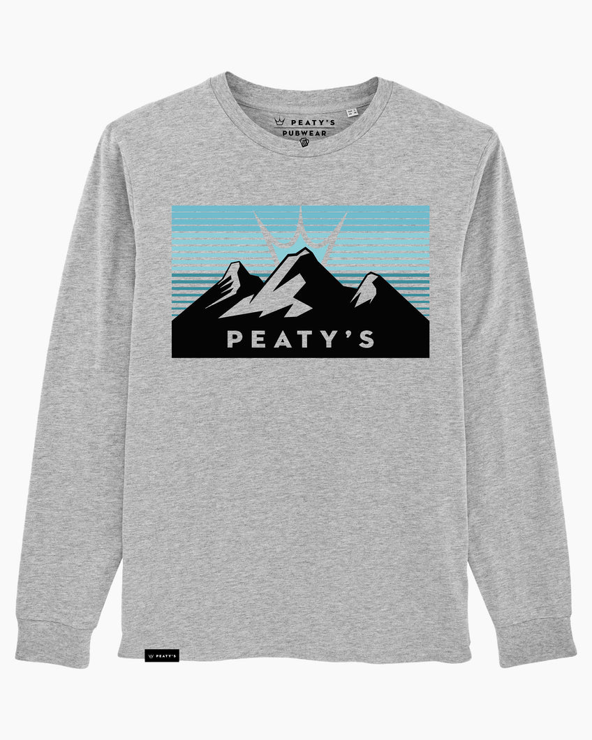 Peaty's AW24 PubWear Long Sleeve Tee - Three Peaks