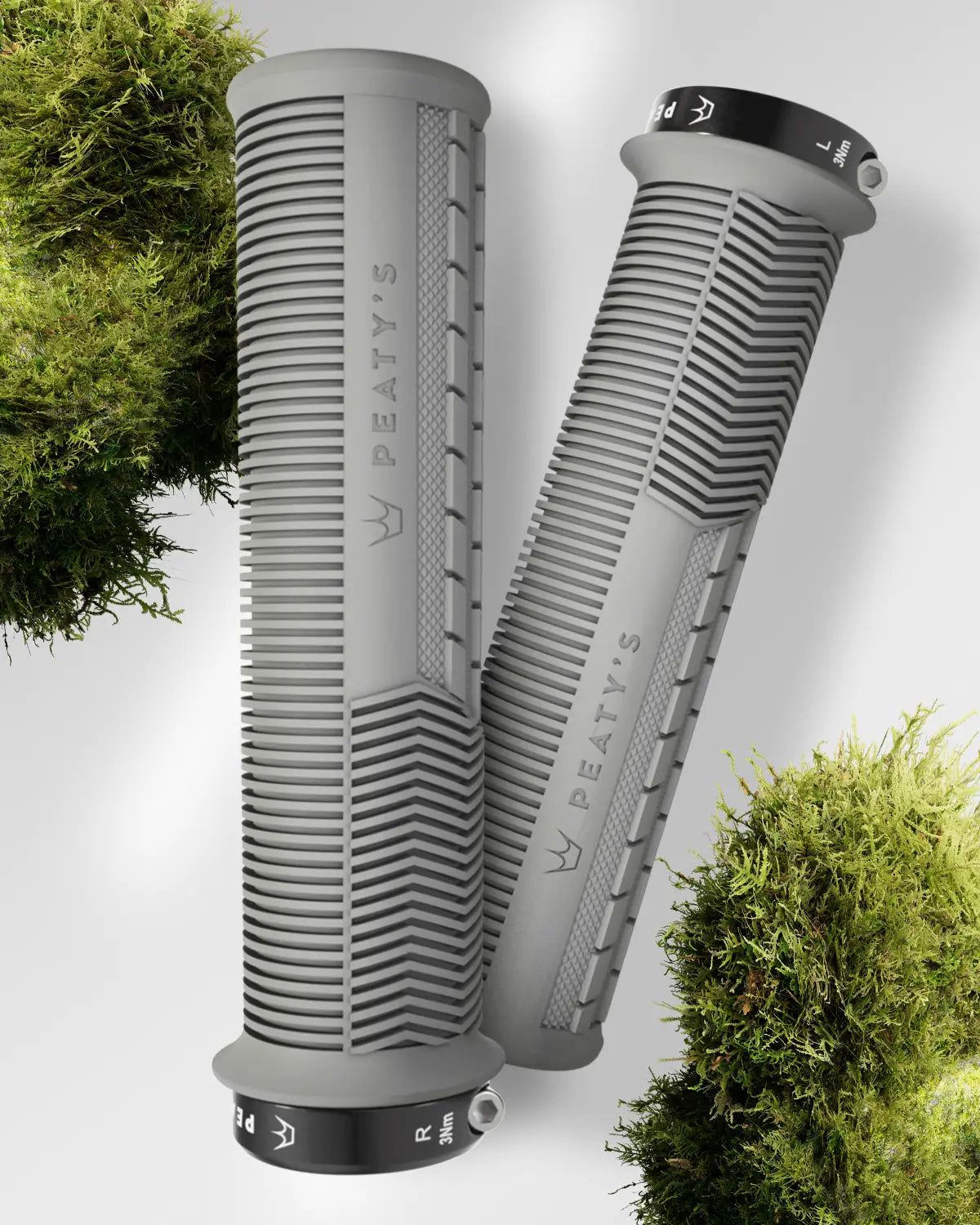 Monarch Slate Grey Mushroom Grips 