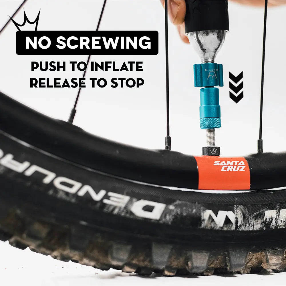 Peaty s Holeshot CO2 Tyre Inflator Kit