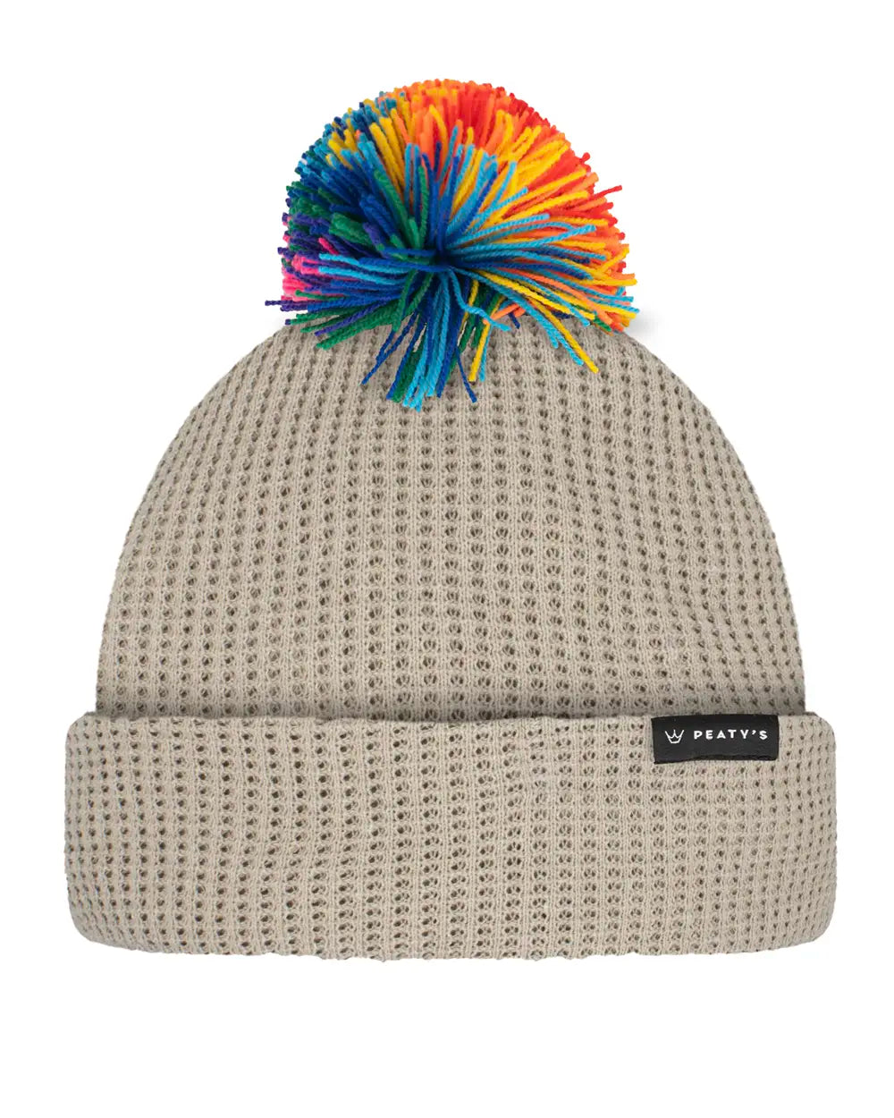 Peaty's Bobble Beanie in Latte