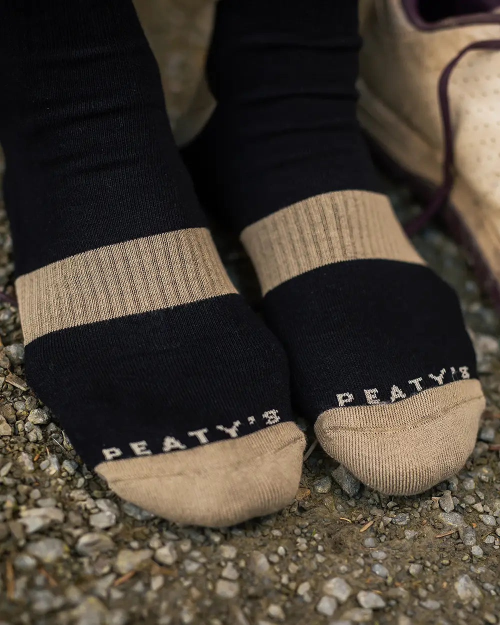 Peaty's AW25 ShredSocks Socks toe detail