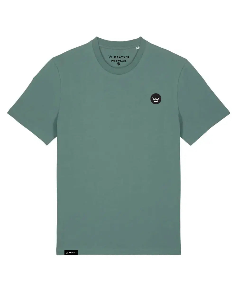 Peaty's PubWear Tee - Embroidered Crown