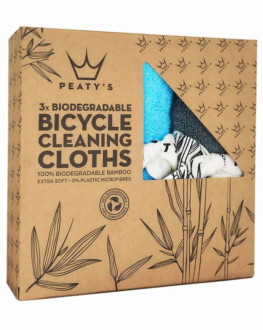 Peaty's Bamboo Bicycle Cleaning Cloths packaging