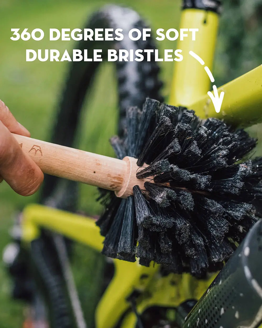 Peaty's Bog Brush - 360 degrees of soft durable bristles