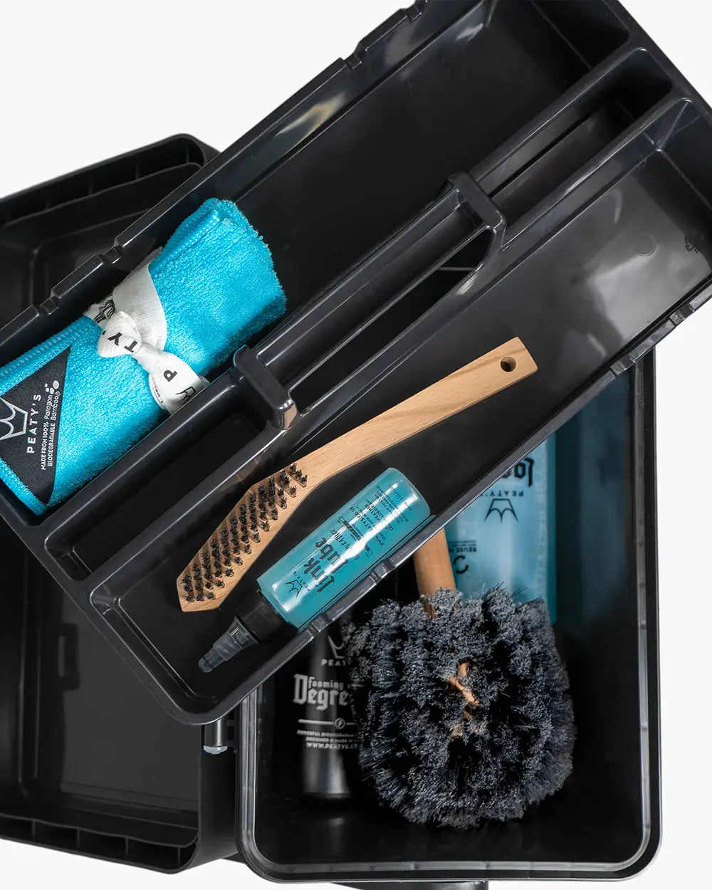 Peaty's Complete Bicycle Cleaning Kit - inside detail