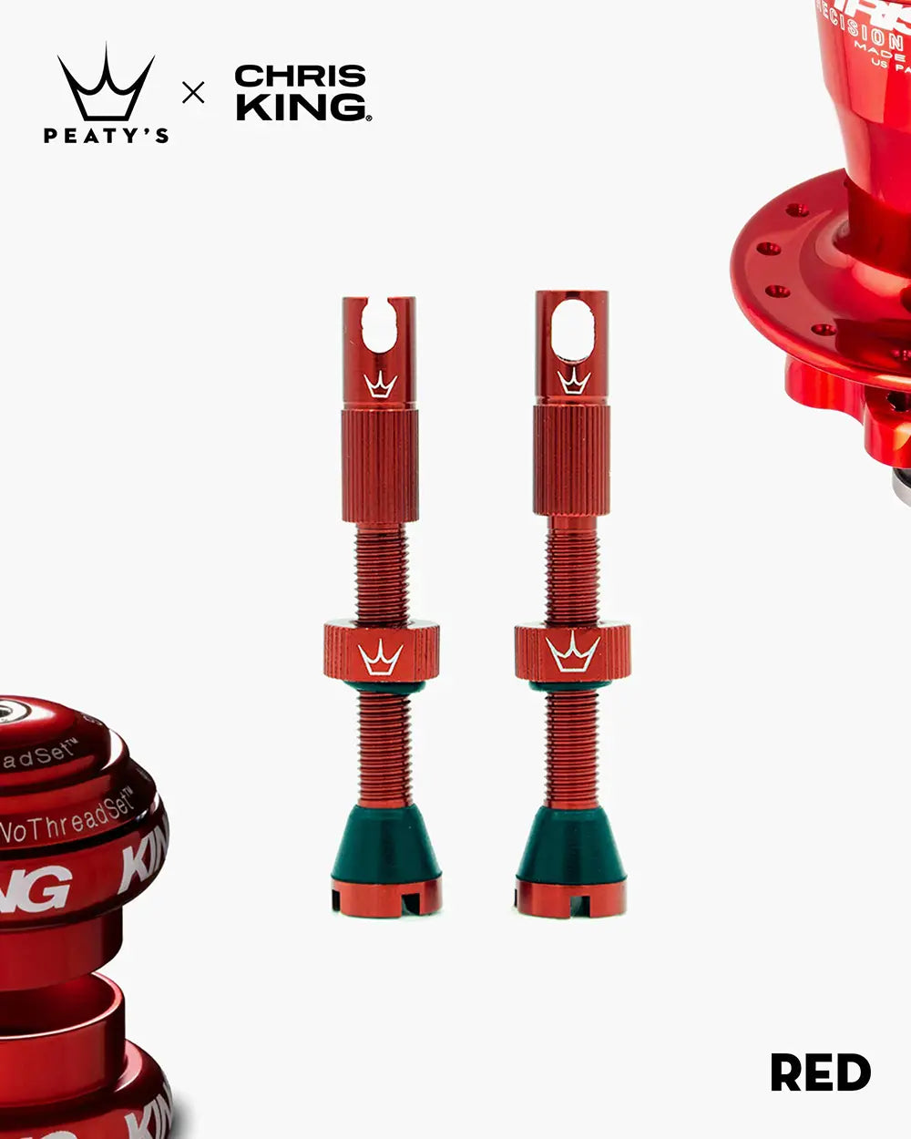 Peaty's x Chris King MK2 Tubeless Valves