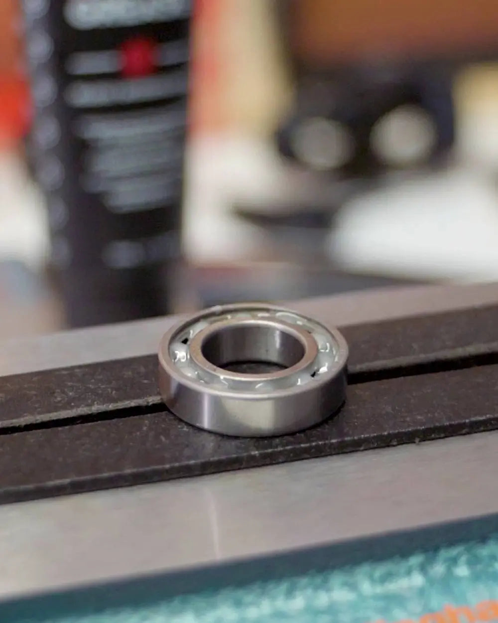 Peaty's Speed Grease applied to a bearing