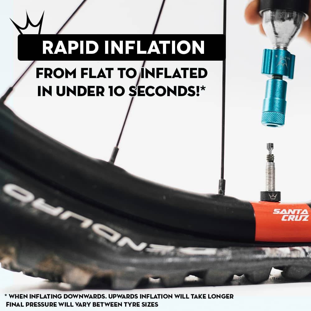 How shops to use a co2 cartridge to inflate a bike tire